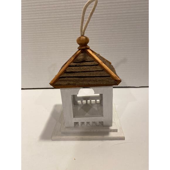 Wooden White Gazebo Home Decor, Rustic Charm, Farmhouse Shelf Sitter - Picture 2 of 6